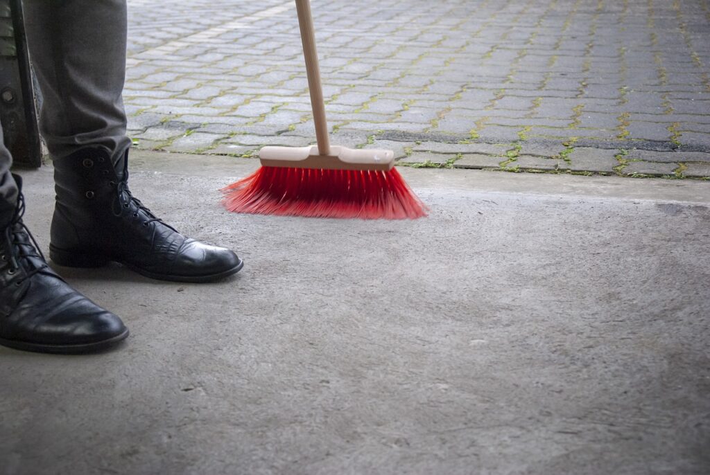 garage cleaning